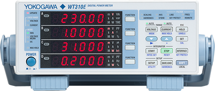 生产线的电流失真 (THD)测试 (WT310)