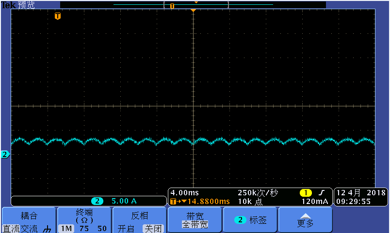 直流电子负载测试电动车窗防夹功能过程
