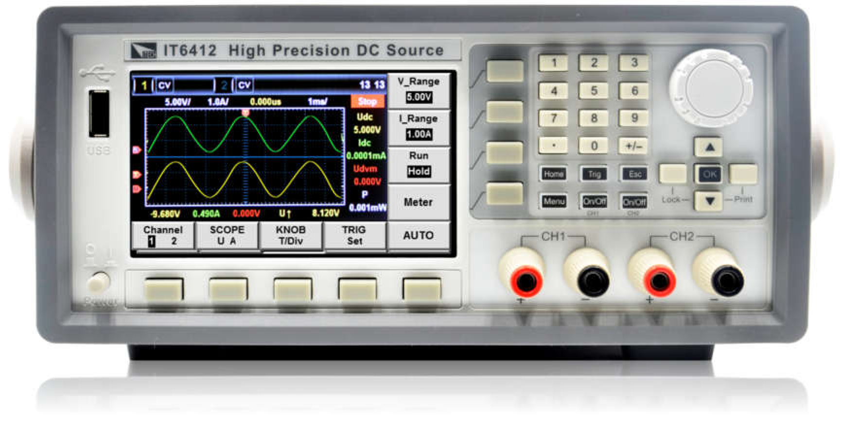 图1 IT6400 12 双极性电源/电池模拟器外形图