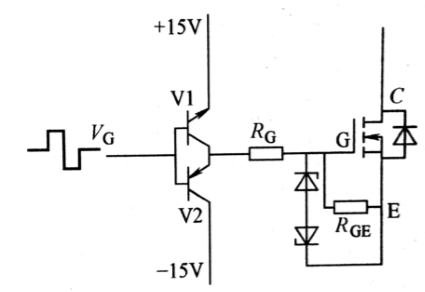 典型IGBT 的栅极驱动电路